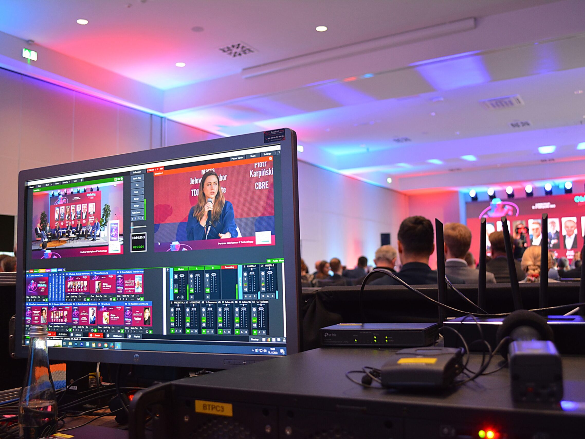 Kongres Obiekty - realizacja Broadcast Team